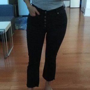 Mid rise crop flare jeans BANANA REPUBLIC